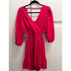 Express Hot Pink Mini Dress - Medium